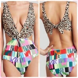 Mara Hoffman Jaguar One Piece Bathing Suit